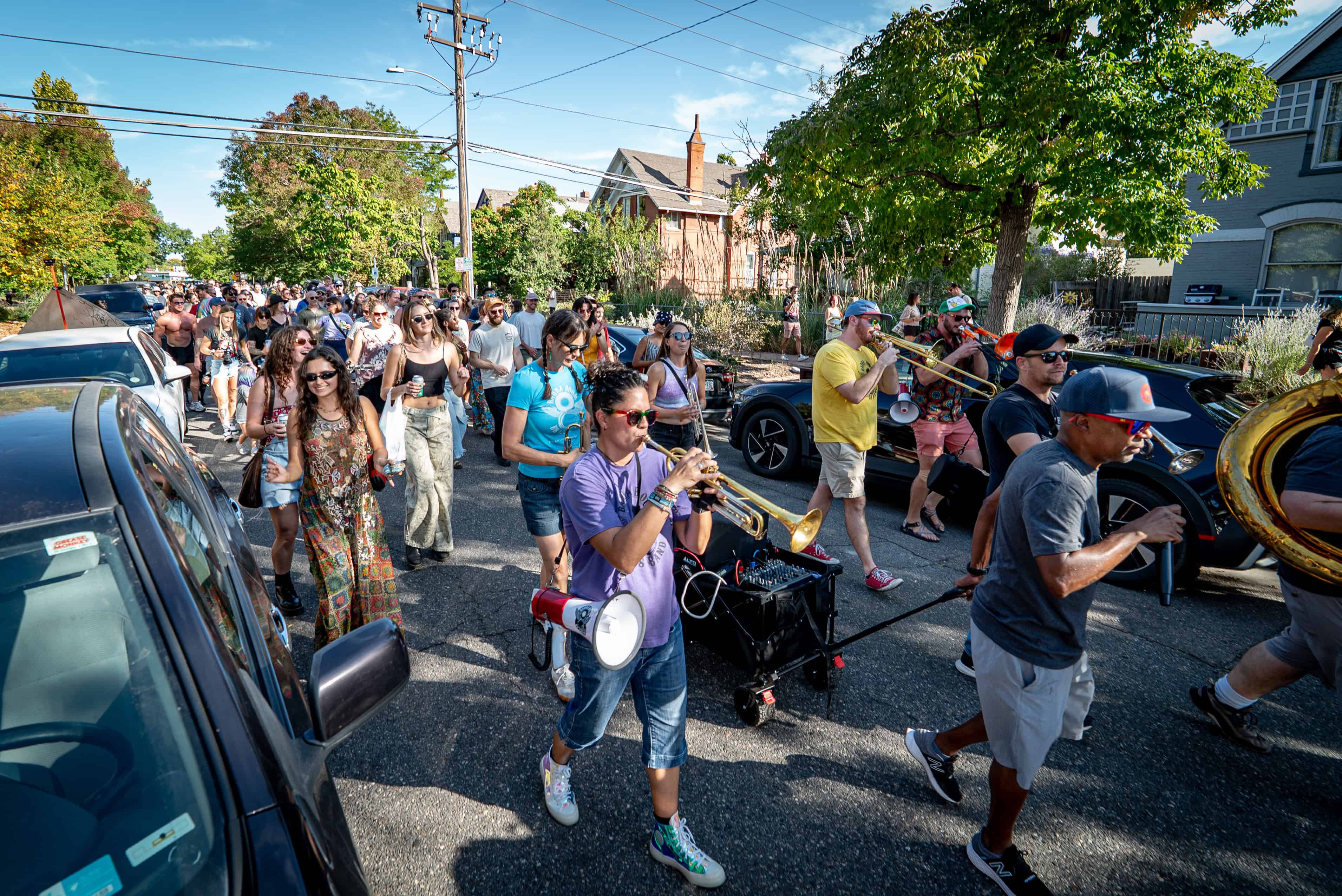 Badda Boom Brass Band At Denver Porchfest 2026