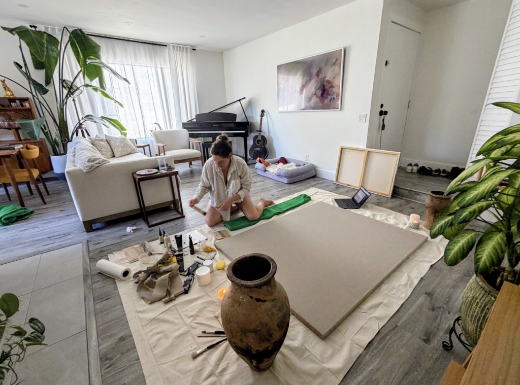 kellsie moore painting - becoming home collection