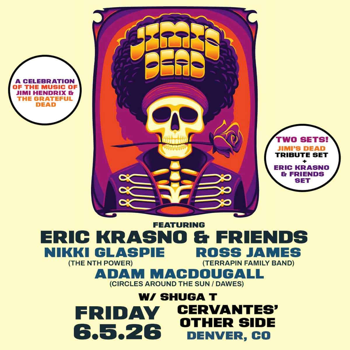 Eric Krasno Friends Jimis Dead Ft Nikki Glaspie Adam Macdougall Ross James W Shuga T