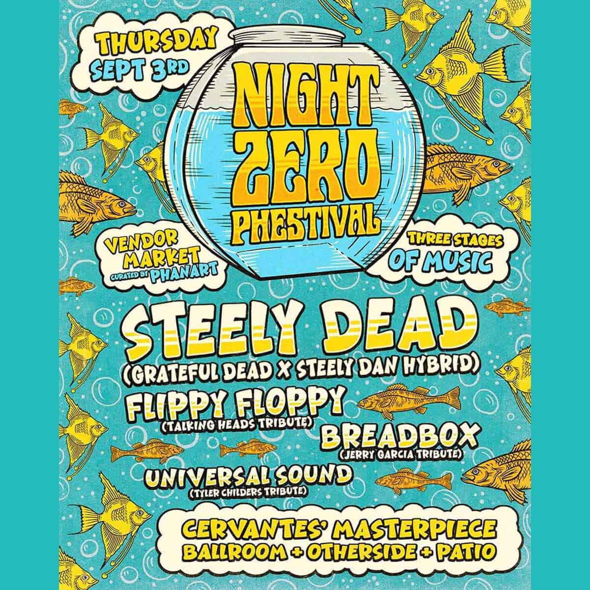Night 0 Tributes To Steely Dan Grateful Dead Talking Heads Jerry Garcia Tyler Childers Phanart Vendor Market