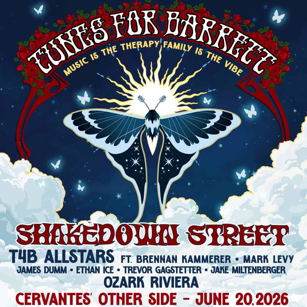 Shakedown Street w/ T4B Allstars, Ozark Riviera