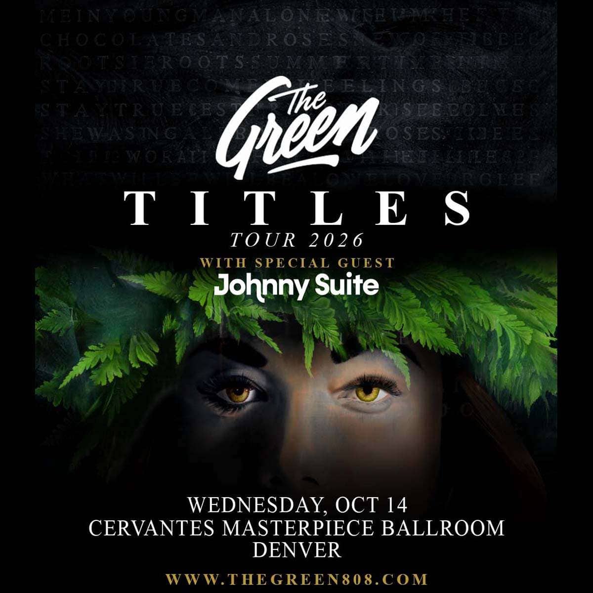 The Green W Special Guest Johnny Suite